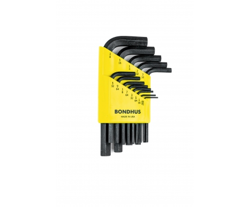Set kratkih inčnih imbus ključeva Bondhus ProGuard HEX .050 - 3/8 12237 13 kom