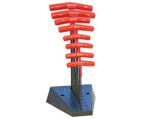 Set T-odvijača sa kugličnom glavom Bondhus ProGuard HEX 2,0 - 10,0 13189 8 kom